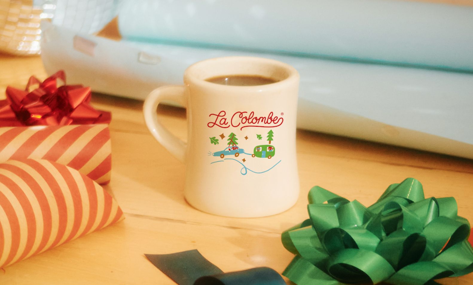 Happy Holidays Diner Mug