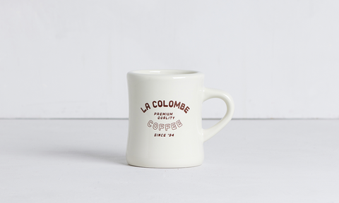 16 oz White Tall Ceramic Latte Mug | Plum Grove